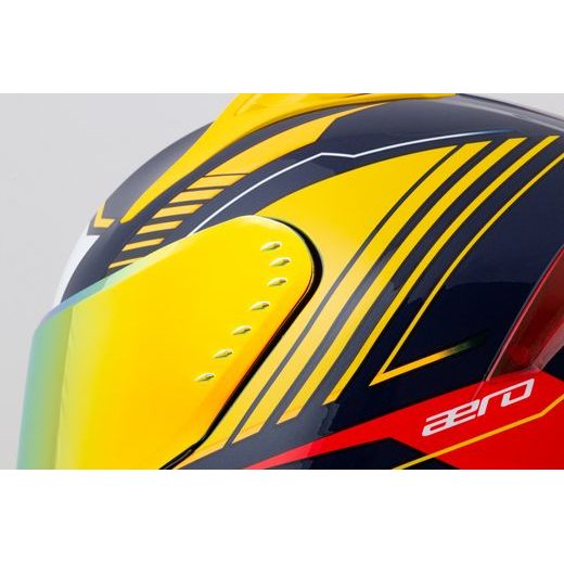 PRILBA AERO DROME, CASSIDA (MODRÁ/ŽLUTÁ FLUO/ORANŽOVÁ/ČERVENÁ/SVĚTLE MODRÁ/BÍLÁ) 2023