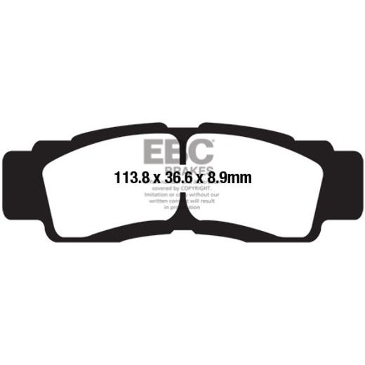 BRZDOVÉ OBLOŽENIE EBC FA676R