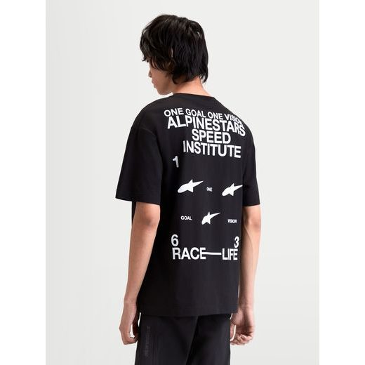 ALPINESTARS INSTITUTE OVERSIZED CSF – VOĽNOČASOVÉ MOTO TRIČKO (ČIERNA)