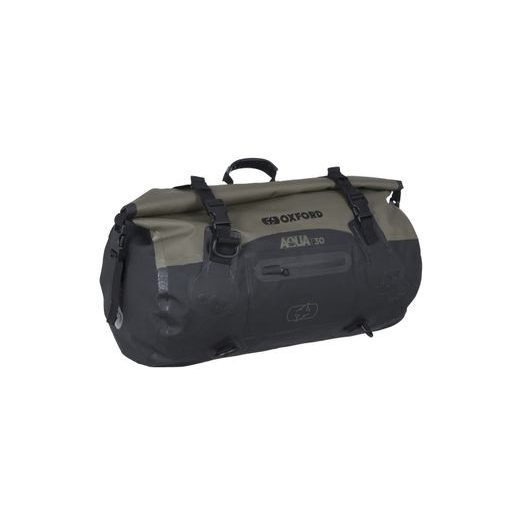 VODOTESNÝ VAK AQUA T-30 ROLL BAG, OXFORD (KHAKI/ČIERNY, OBJEM 30 L)