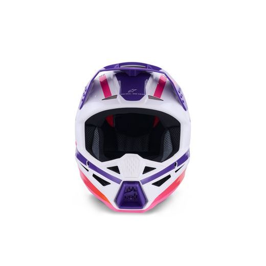 PRILBA S-M3 HEAT, ALPINESTARS (BÍLÁ/FIALOVÁ/RŮŽOVÁ) 2026