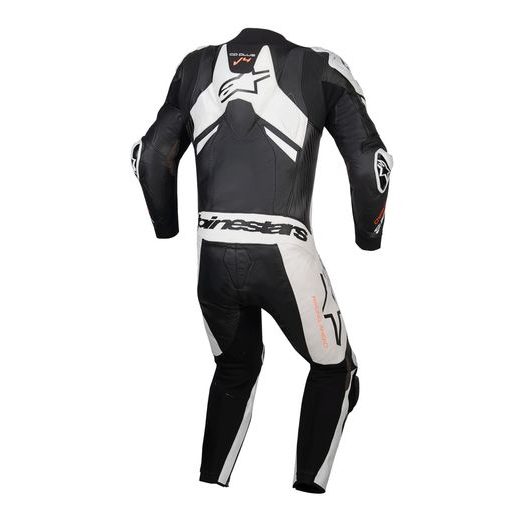 ALPINESTARS GP PLUS V4 SPRINT – MOTOCYKLOVÁ KOMBINÉZA (ČIERNA/BIELA/ČERVENÁ FLUO) 2025