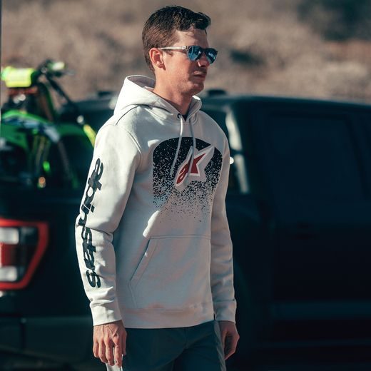 ALPINESTARS OBSESSED HOODIE – VOĽNOČASOVÁ MOTO MIKINA (SIVÁ)
