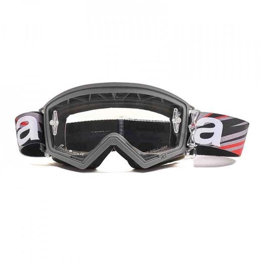 OKULIARE ARIETE MUDMAX SPARK 14970-SNR BLACK ARANCIO - CLEAR LENS S ČAPMI