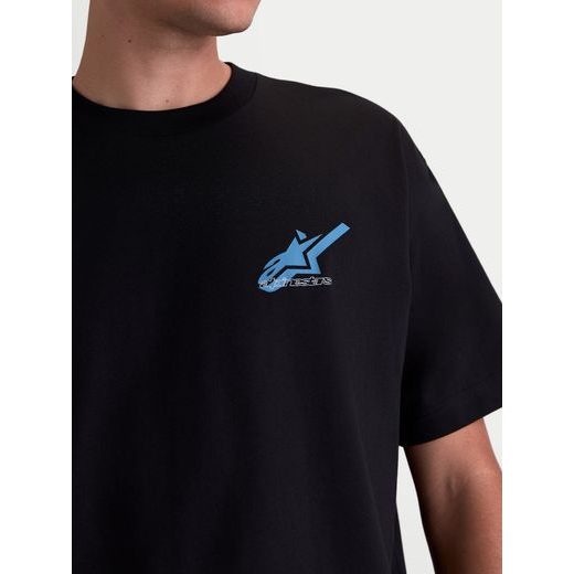 ALPINESTARS GHOST OVERSIZED CSF – VOĽNOČASOVÉ MOTO TRIČKO (ČIERNA)