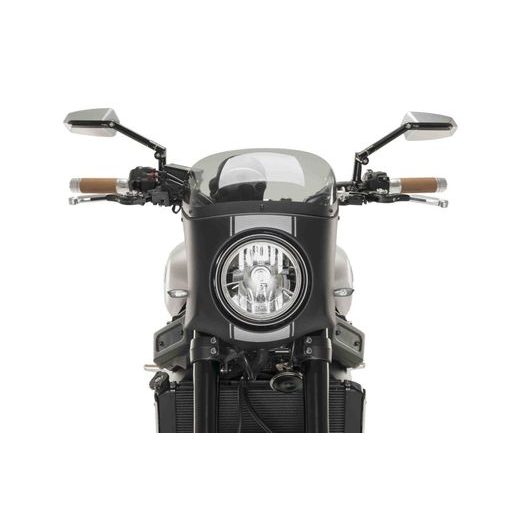 PLEXI NA MOTORKU PUIG SEMI-FAIRING 9554H MATNÁ ČIERNA SMOKE