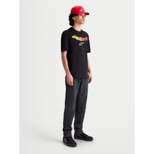 ALPINESTARS ELLIPTOGRIT CSF – VOĽNOČASOVÉ MOTO TRIČKO (ČIERNA)