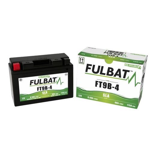 BATÉRIA 12 V, YT9B-4 GÉL, 8AH, 120A, BEZÚDRŽBOVÁ GÉL TECHNOLÓGIE 150X68X105, FULBAT (AKTIVOVANÁ VO VÝROBE)