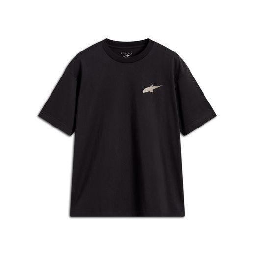 ALPINESTARS CHECKBACK OVERSIZED CSF – VOĽNOČASOVÉ MOTO TRIČKO (ČIERNA)