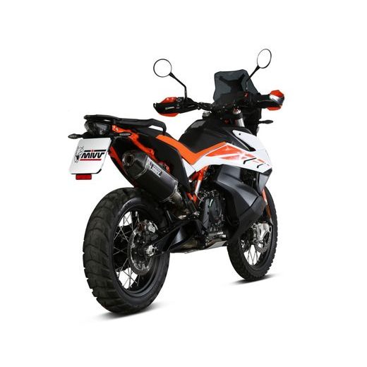 KONCOVKA VÝFUKU MIVV SPEED EDGE KT.021.LRB BLACK STAINLESS STEEL / CARBON CAP