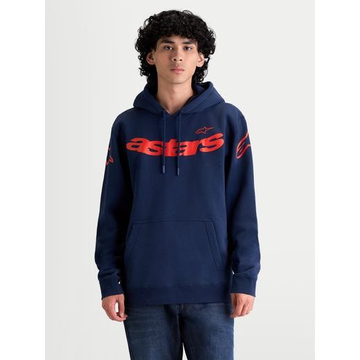 ALPINESTARS VELOCIFIER HOODIE – VOĽNOČASOVÁ MOTO MIKINA (MODRÁ)