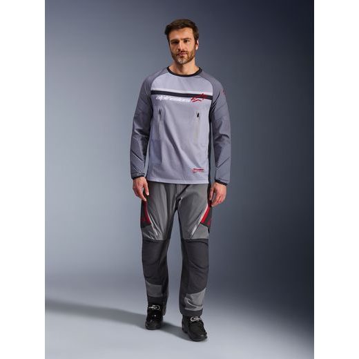 ALPINESTARS MAXDURA DUAL – MOTOKROSOVÝ DRES NA MX A ENDURO (SVETLE SIVÁ/TMAVO SIVÁ/ORANŽOVÁ) 2026