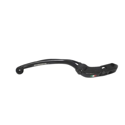 BRAKE LEVER ACCOSSATO ALUMINIUM, MASTER CYLINDER ČIERNA