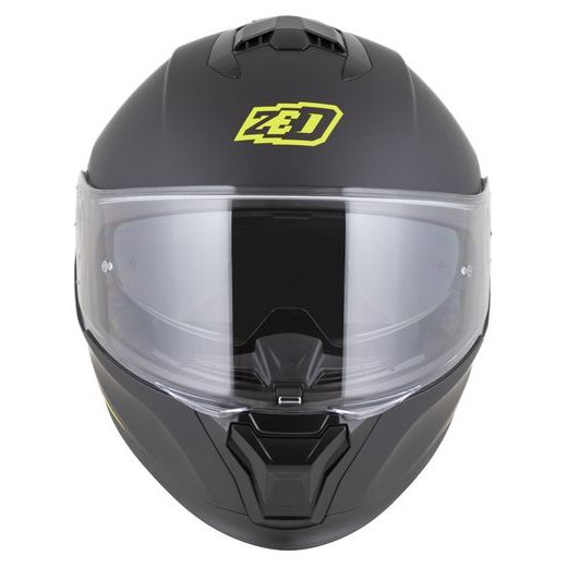 PRILBA K40, ZED (ČIERNA MATNÁ/ŽLTÁ FLUO) 2026