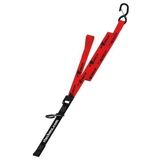 UPÍNACIA POPRUHY S RÝCHLOUPÍNACIE SPOJKOU (ŠÍRKA 38 MM / DĹŽKA 2 M / NOSNOSŤ 550 KG), RTECH (1 PÁR, ČERVENÝ)