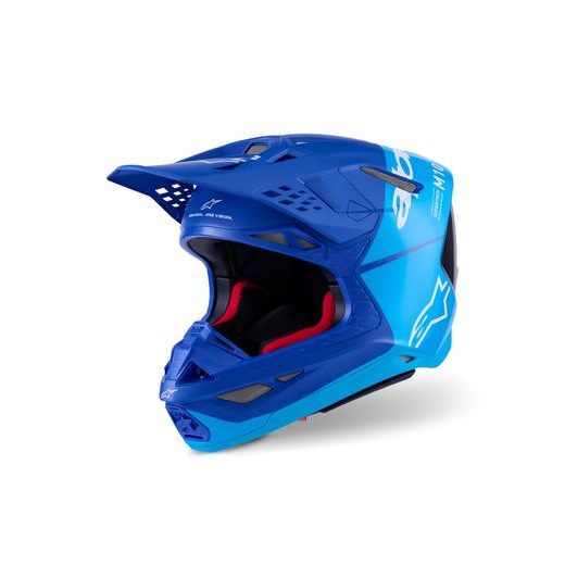 PRILBA SUPERTECH S-M10 FLOOD, ALPINESTARS (MODRÁ PERLEŤ/SVĚTLE MODRÁ/ČERNÁ/CARBON/MATNÁ/LESKLÁ) 2026