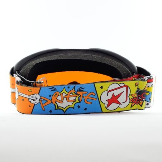 OKULIARE ARIETE SNOWY - KIDS 14930-NOO BLACK, ORANGE LENS COMICS STRAP