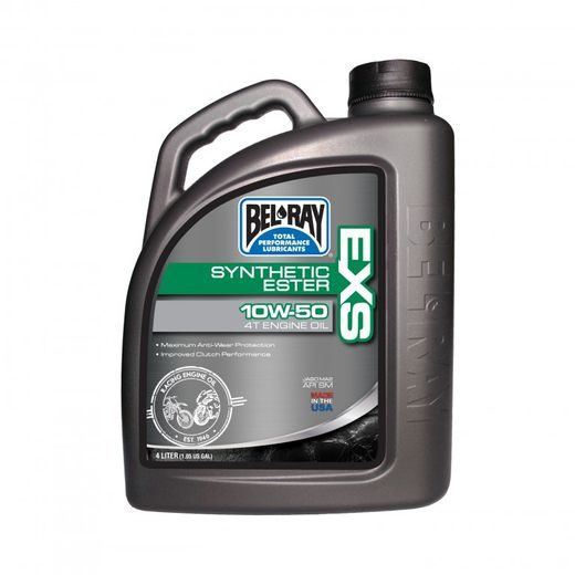 MOTOROVÝ OLEJ BEL-RAY EXS FULL SYNTHETIC ESTER 4T 10W-50 4 L