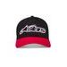 ALPINESTARS RETRO SNAPBACK – VOĽNOČASOVÁ ŠILTOVKA (ČIERNA/ČERVENÁ)