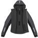 BUNDA HOODIE H2OUT 2023, SPIDI (ČIERNA/ANTRACIT/ČERVENÁ)
