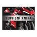 SERVISNÍ KNIHA MOTOCYKLA, PRE 18 ZÁZNAMOV, FORMÁT A6