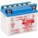 MOTOCYKLOVÁ BATÉRIA 12V, YB4L-B, 4,2AH, 45A, KONVENČNÉ YUMICRON 121X71X93, YUASA ORIGINÁL (VR. BALENIE ELEKTROLYTU)