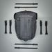BRAŠNA NA SEDADLO SPOLUJEZDCE ATLAS T-30 ADVANCED TOURPACK, OXFORD (SIVÁ, OBJEM 30 L)