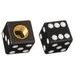 ČIAPOČKY VENTILKOV LUCKY DICE, OXFORD (ČIERNE, PÁR)