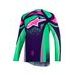 ALPINESTARS TECHSTAR NOMUR – MOTOKROSOVÝ DRES NA MX A ENDURO (TMAVO FIALOVÁ/ZELENÁ/RUŽOVÁ FLUO) 2026