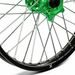 KOMPLETNÉ KOLESO V2 X-GRIP – 21" X 1,6", ČIERNA/ZELENÁ