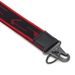 KĽÚČENKA KEY HOLDER SHORT, SPIDI (ČIERNA/ČERVENÁ)