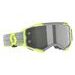 BRÝLE FURY LS ŠEDÁ/ŽLUTÁ, SCOTT - USA, (PLEXI LIGHT SENSITIVE)