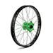 KOMPLETNÉ KOLESO V1 X-GRIP – 21" X 1,6", ČIERNA/ZELENÁ – GASGAS EC 250 (2021 - 2022) A ĎALŠIE MODELY