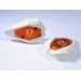 CRASH SLIDERS RDMOTO KTM13N WHITE POLYAMIDE WITH ORANGE CAPS