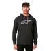 MIKINA AGELESS 2 HOODIE, ALPINESTARS (ŠEDÁ/ČERNÁ)