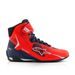ALPINESTARS FASTER-4 MM93 KOLEKCIA – MOTOCYKLOVÉ TOPÁNKY NA CESTNÚ JAZDU (ČERVENÁ FLUO/MODRÁ/BIELA) 2025