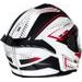 INTEGRÁLNA PRILBA IXS IXS 422 FG 2.2 X15058 WHITE MATT-RED 2XL