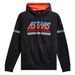 MIKINA CLUB HOODIE, ALPINESTARS (ČERNÁ/ČERVENÁ/MODRÁ/ŠEDÁ)