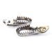 TITÁNOVÉ STÚPAČKY TITAN PIRANHAS V3 X-GRIP – 5 MM NIŽŠIE / 5 MM DOZADU – GASGAS EC 125 (2025) A ĎALŠIE MODELY