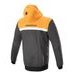 BUNDA CHROME STREET HOODIE HONDA KOLEKCE, ALPINESTARS (ČERNÁ/ŠEDÁ/ORANŽOVÁ) 2024