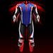 ALPINESTARS RACING ABSOLUTE 2 – MOTOCYKLOVÁ KOMBINÉZA (METALICKÁ MODRÁ/ČIERNA/BIELA/ČERVENÁ FLUO) 2024
