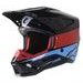 PRILBA S-M5 BOND 2022, ALPINESTARS (ČERNÁ/ČERVENÁ/AZUROVÁ LESKLÁ)