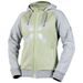 WOMEN'S HOODIE IXS RAPID 1.0 X2-343605 LIGHT GREEN-COOL GREY DXL