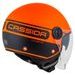 PŘILBA HANDY PLUS LINEAR, CASSIDA (ORANŽOVÁ MATNÁ/ČERNÁ) 2023