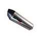 SLIP-ON EXHAUST GPR GPE ANN. H.149.GPAN.TO BRUSHED TITANIUM INCLUDING REMOVABLE DB KILLER AND LINK PIPE
