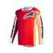 ALPINESTARS RACER PORTL – MOTOKROSOVÝ DRES NA MX A ENDURO (ČERVENÁ/ORANŽOVÁ/SVETLO SIVÁ) 2026
