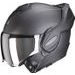 SCORPION PREKLÁPACIA PRILBA NA MOTOCYKEL EXO-TECH EVO CARBON SOLID, MATNÁ ČIERNA
