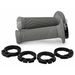 GRIPY LOCK-ON D100 (OFFROAD) DĹŽKA 125/130 MM (4 VAČKY), DOMINO (SIVÉ)