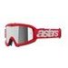 ALPINESTARS VISION YOUTH BLAZE – DETSKÉ MOTOKROSOVÉ OKULIARE NA MX A ENDURO (ČERVENÁ, ZRKADLOVÉ STRIEBORNÉ PLEXI) 2025