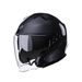 OPEN FACE HELMET STORMER RIVAL BLACK PEARLY XS
